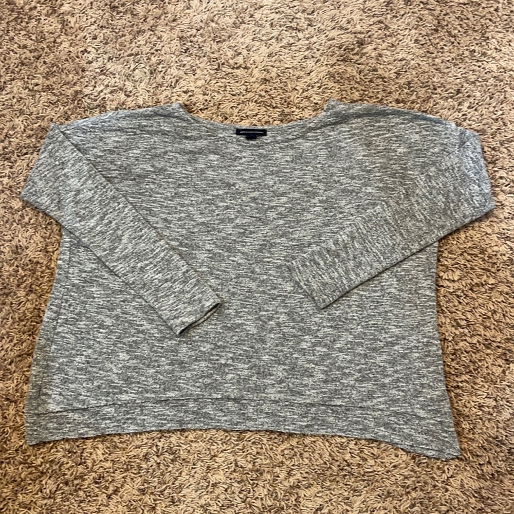 Cross back sweater
